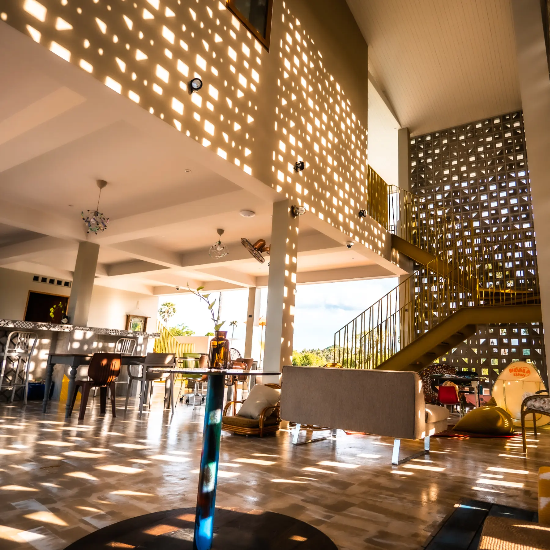 The interior view of Baan Mahasamut